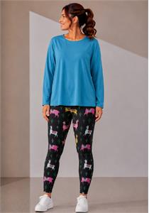Teal Pure Cotton Roud Neck Top